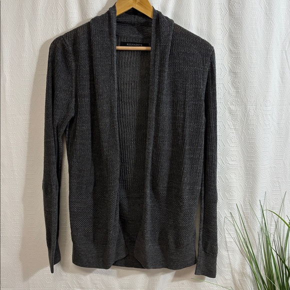 All Saints Sweaters - All saints cotton gray cardigan
